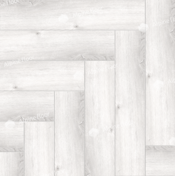 Кварцвиниловая плитка (Елочка) Alpine Floor Легкий паркет (Light Parquet) Дуб Альхена ЕСО 13-12